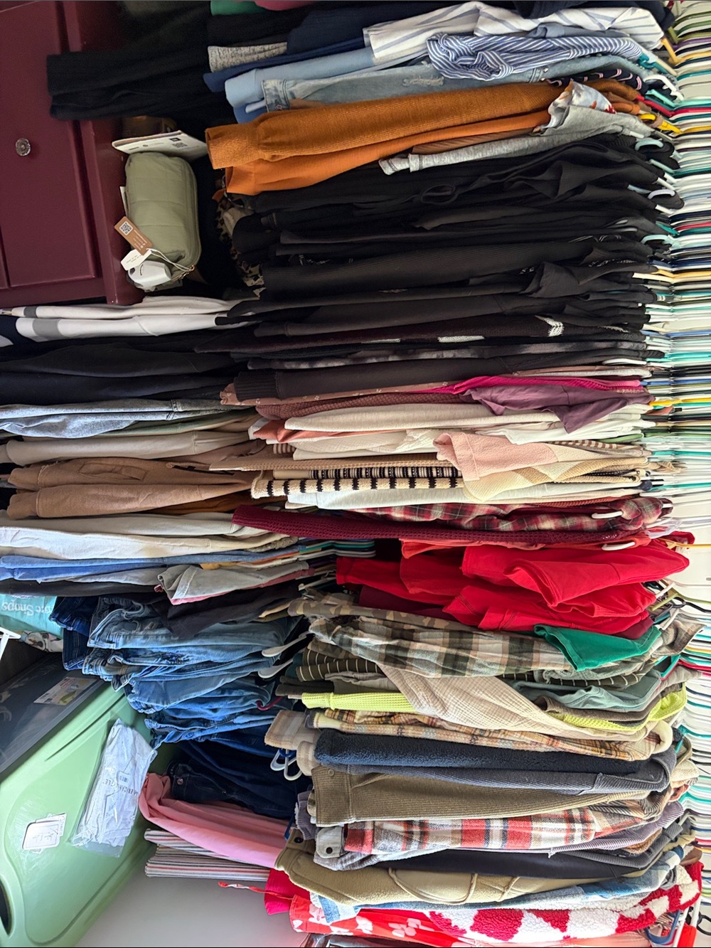 Assorted Clothing Stack - Multicolor Mix